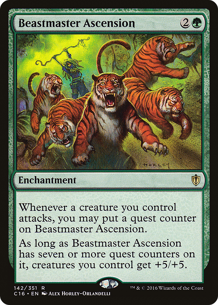 Beastmaster Ascension (C16-142) - [Commander 2016]