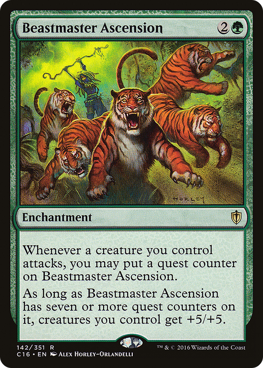 Beastmaster Ascension (C16-142) - [Commander 2016]