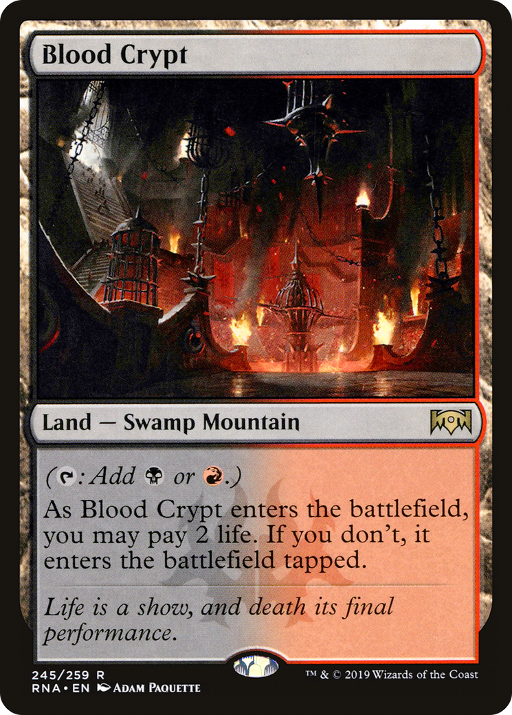 Blood Crypt (RNA-245) - [Ravnica Allegiance] Foil
