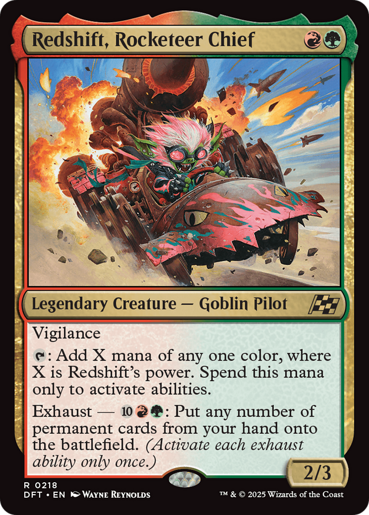 Redshift, Rocketeer Chief (DFT-218) - [Aetherdrift]