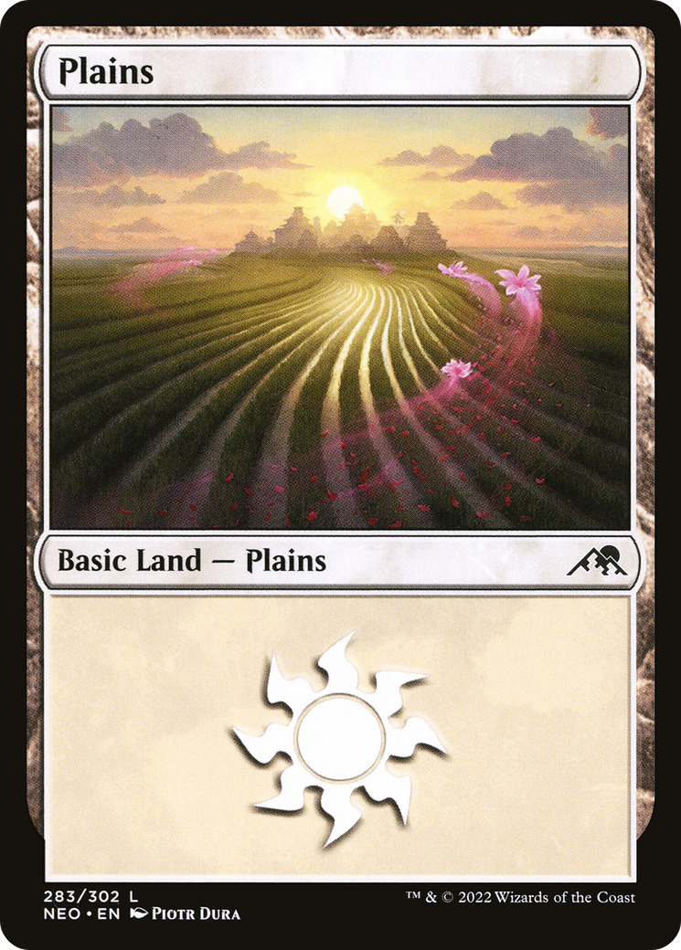 Plains (NEO-283) - [Kamigawa: Neon Dynasty]