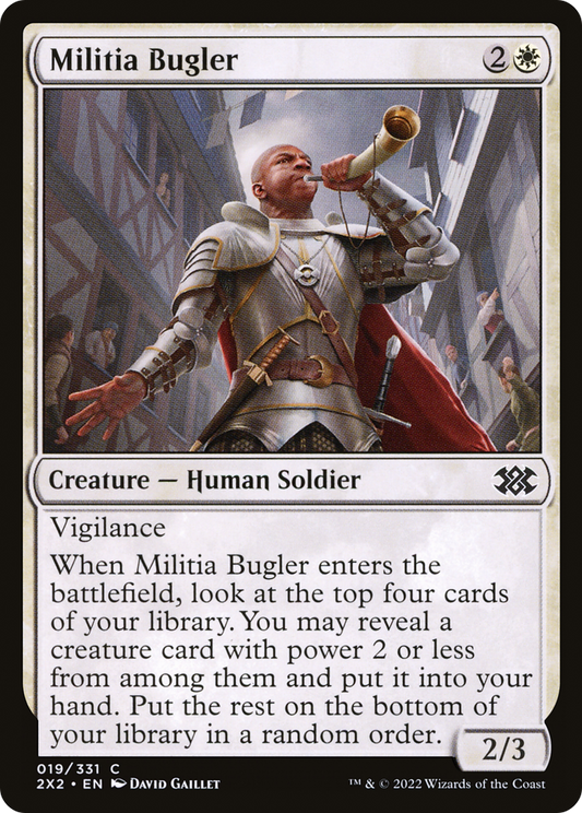 Militia Bugler (2X2-019) - [Double Masters 2022] Foil