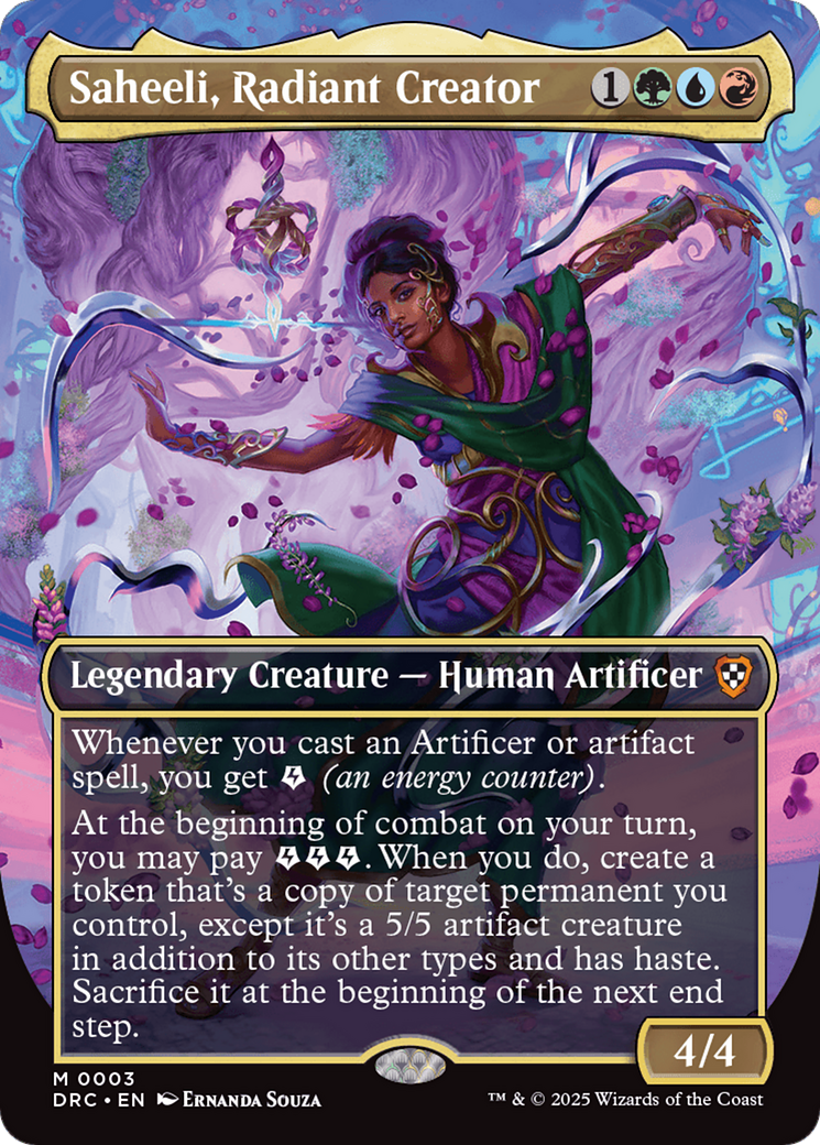 Saheeli, Radiant Creator (DRC-003) - [Commander: Aetherdrift] Foil