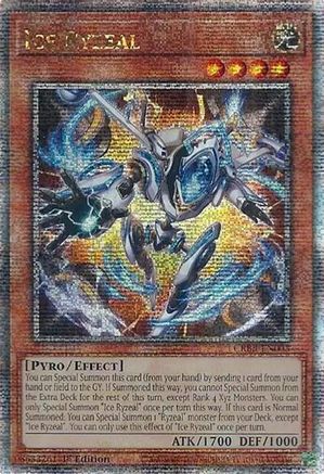 Ice Ryzeal (Quarter Century Secret Rare) (CRBR-EN003) - Crossover Breakers 1st Edition