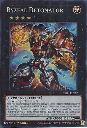 Ryzeal Detonator (CR) (CRBR-EN007) - Crossover Breakers 1st Edition