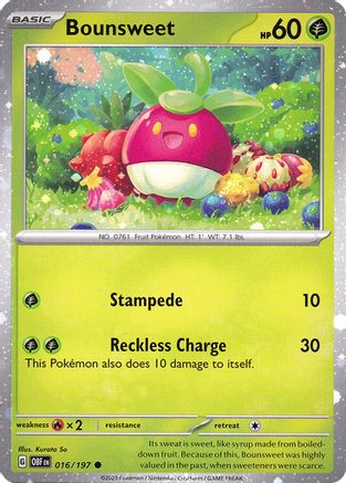 Bounsweet - 016/197 (Cosmos Holo) 16 - [Miscellaneous Cards & Products] Holofoil