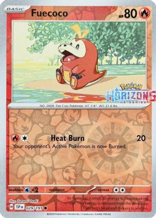 Fuecoco (29/191) [Miscellaneous Cards & Products] Reverse Holofoil