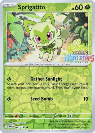 Sprigatito - 012/193 12 - [Miscellaneous Cards & Products] Reverse Holofoil