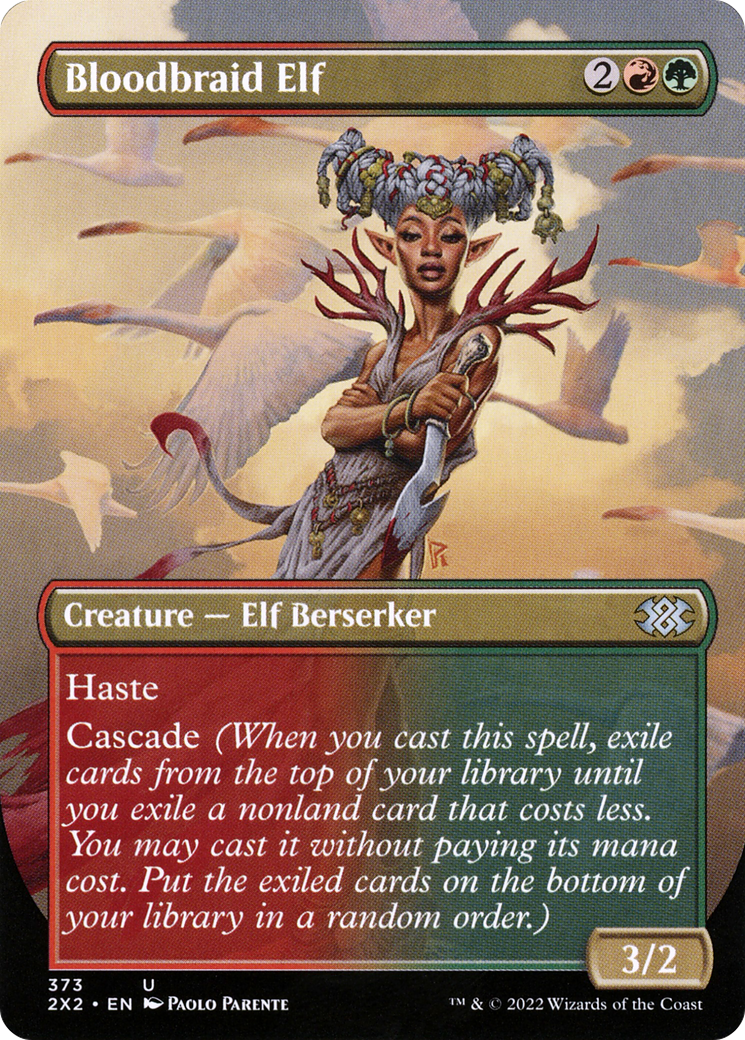 Bloodbraid Elf (2X2-373) - [Double Masters 2022] (Borderless)
