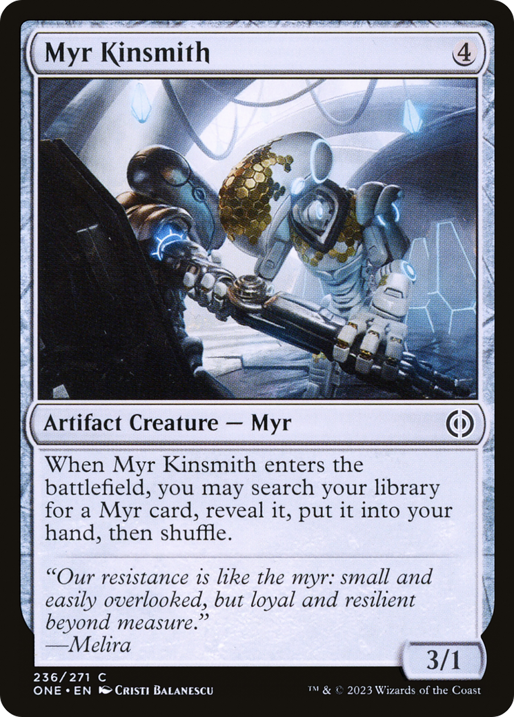 Myr Kinsmith (ONE-236) - [Phyrexia: All Will Be One] Foil
