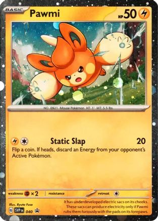 Pawmi - 040 (Cosmos Holo) 40 - [SV Scarlet & Violet Promo Cards] Holofoil
