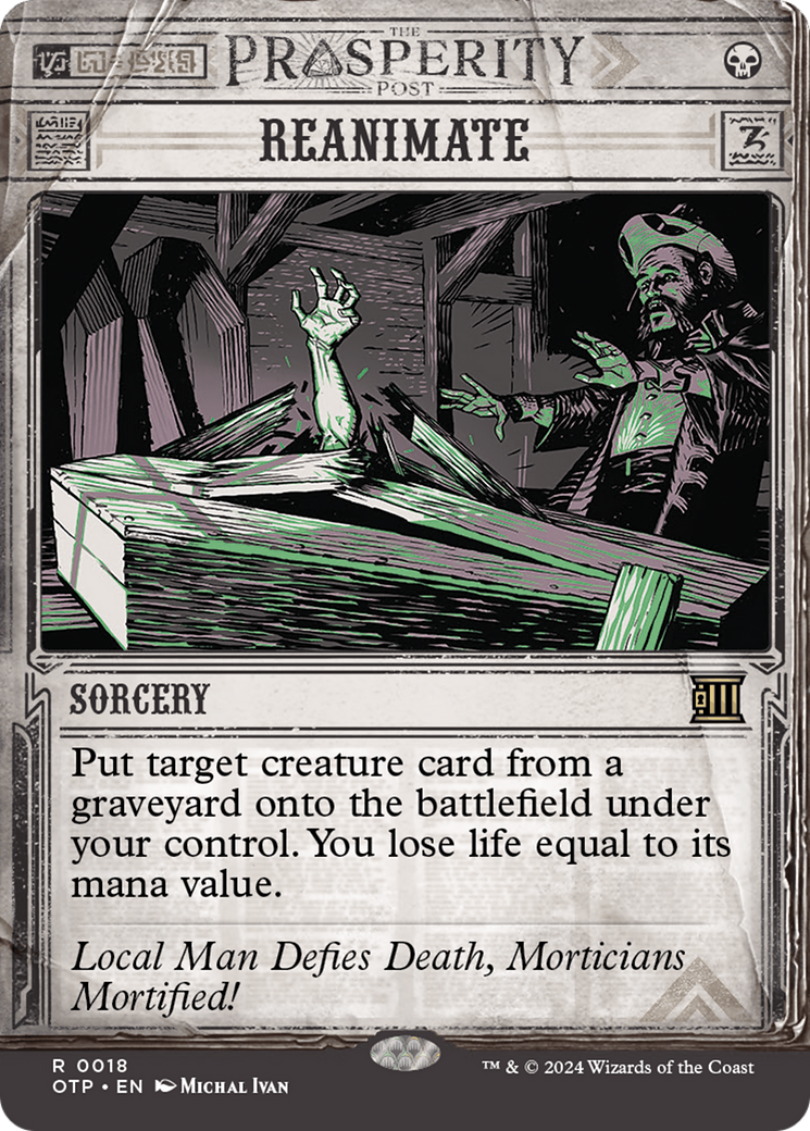 Reanimate (OTP-018) - [Breaking News]: (Showcase) (Borderless)