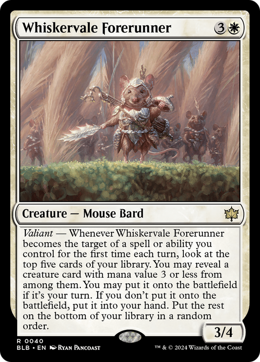 Whiskervale Forerunner (BLB-040) - [Bloomburrow] Foil
