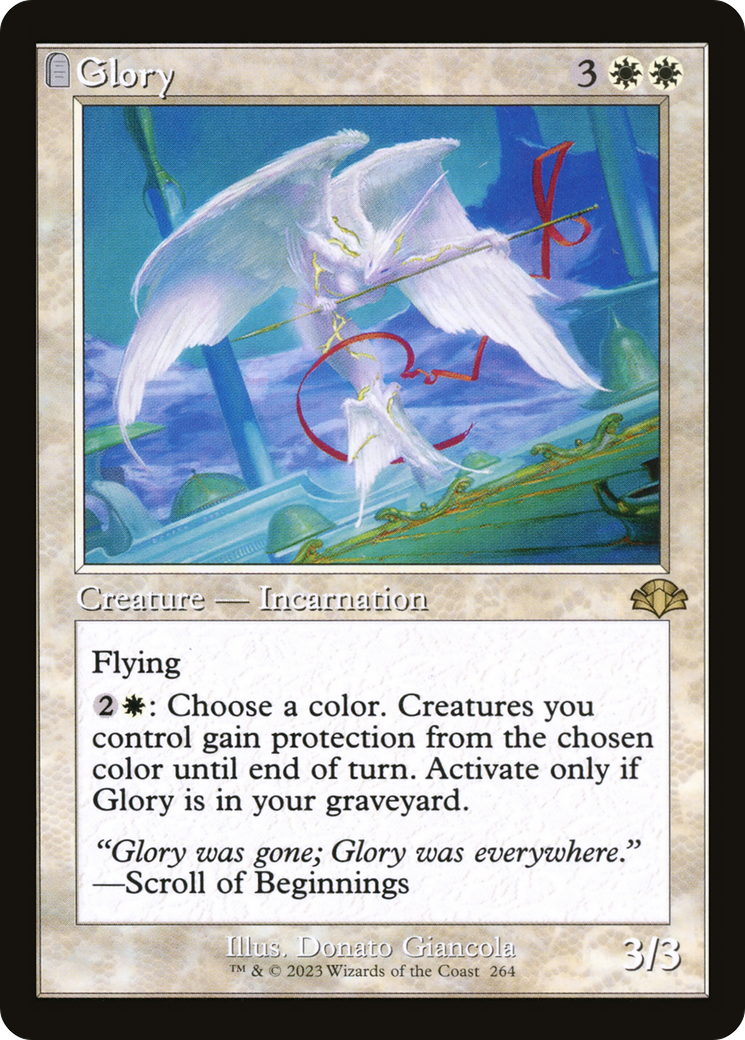 Glory (DMR-264) - [Dominaria Remastered]: (tombstone) Foil