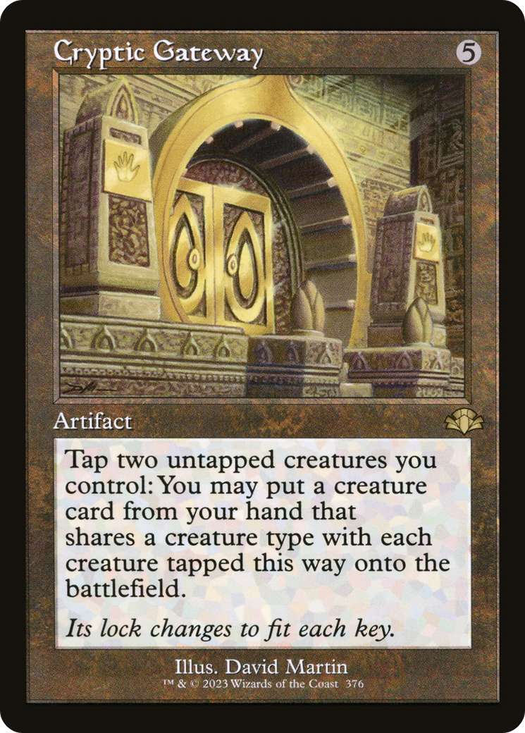 Cryptic Gateway (DMR-376) - [Dominaria Remastered]