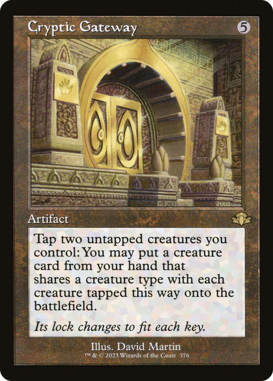 Cryptic Gateway (DMR-376) - [Dominaria Remastered] Foil