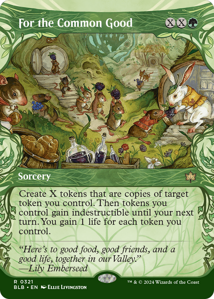 For the Common Good (BLB-321) - [Bloomburrow]: (Showcase) Foil