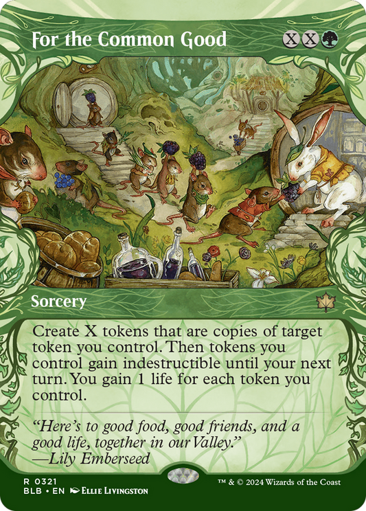 For the Common Good (BLB-321) - [Bloomburrow]: (Showcase) Foil