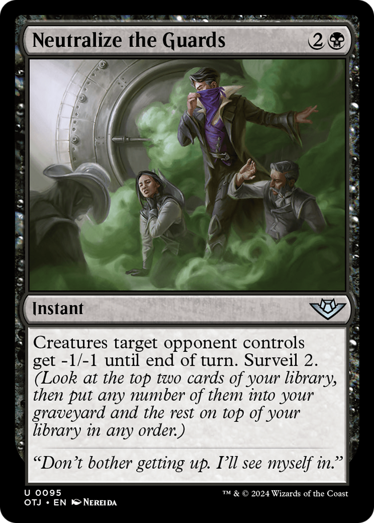Neutralize the Guards (OTJ-095) - [Outlaws of Thunder Junction] Foil