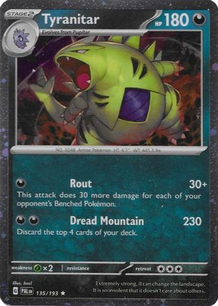 Tyranitar - 135/193 (Cosmo Foil) 135 - [Miscellaneous Cards & Products] Holofoil