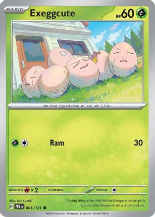 Exeggcute 1/131 - [SV Prismatic Evolutions] Reverse Holofoil