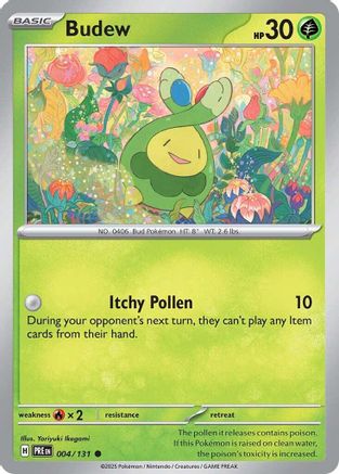 Budew 4/131 - [SV Prismatic Evolutions] Reverse Holofoil