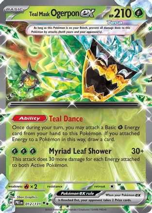 Teal Mask Ogerpon ex - 012/131 - [SV Prismatic Evolutions]