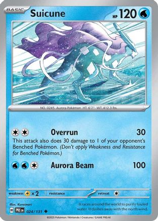 Suicune 24/131 - [SV Prismatic Evolutions] Reverse Holofoil