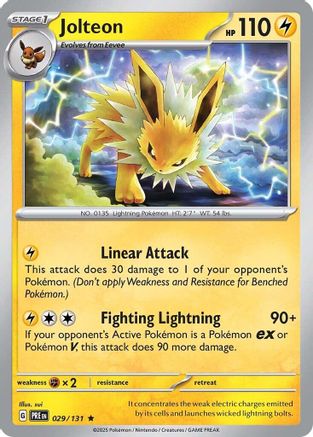 Jolteon 30/131 - [SV Prismatic Evolutions] Reverse Holofoil