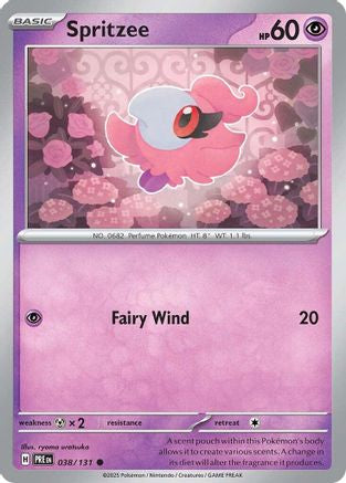 Spritzee 38/131 - [SV Prismatic Evolutions] Reverse Holofoil