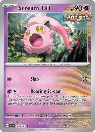 Scream Tail 42/131 - [SV Prismatic Evolutions]