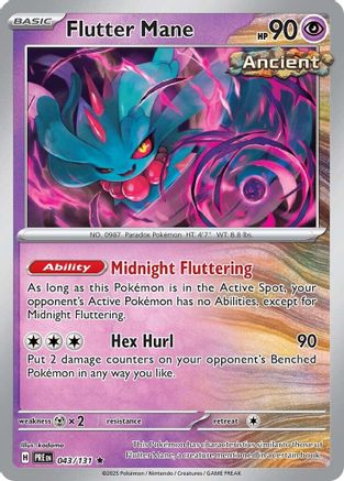 Flutter Mane 43/131 - [SV Prismatic Evolutions] Holofoil