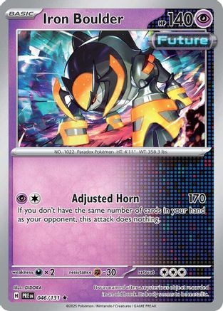 Iron Boulder 46/131 - [SV Prismatic Evolutions] Reverse Holofoil
