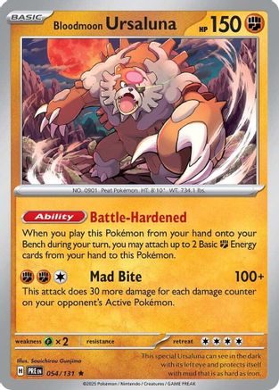 Bloodmoon Ursaluna 54/131 - [SV Prismatic Evolutions] Reverse Holofoil