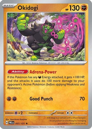 Okidogi 57/131 - [SV Prismatic Evolutions] Reverse Holofoil