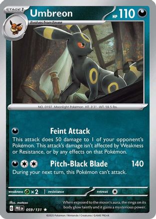 Umbreon 59/131 - [SV Prismatic Evolutions] Reverse Holofoil