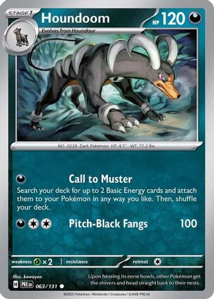 Houndoom 63/131 - [SV Prismatic Evolutions] Reverse Holofoil