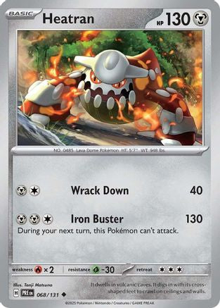 Heatran 68/131 - [SV Prismatic Evolutions] Reverse Holofoil