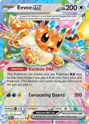 Eevee ex - 075/131 - [SV Prismatic Evolutions] Holofoil