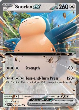 Snorlax ex 76/131 - [SV Prismatic Evolutions] Holofoil