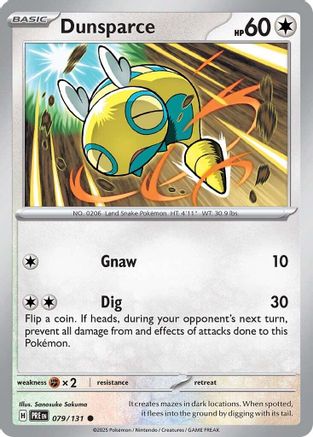 Dunsparce 79/131 - [SV Prismatic Evolutions] Reverse Holofoil