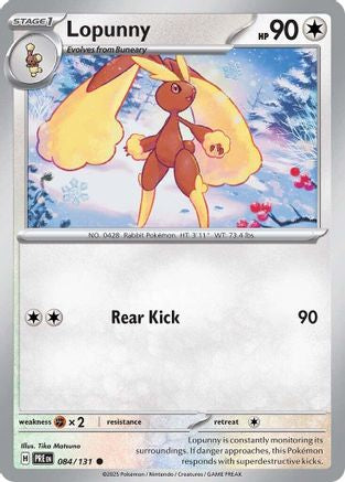 Lopunny 84/131  - [SV Prismatic Evolutions] Reverse Holofoil
