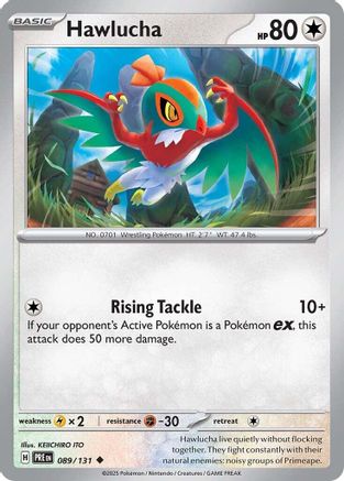 Hawlucha 89/131 - [SV Prismatic Evolutions] Reverse Holofoil