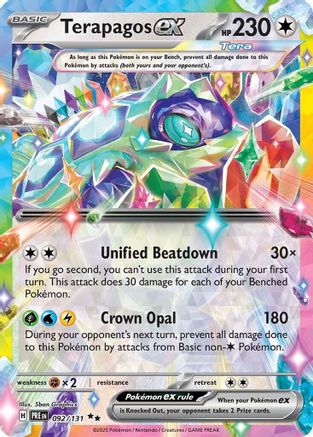 Terapagos ex - 092/131 - [SV Prismatic Evolutions] Holofoil