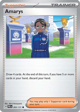 Amarys - 093/131 - [SV Prismatic Evolutions] Reverse Holofoil