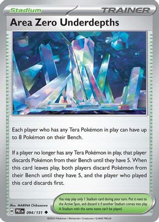 Area Zero Underdepths 94/131 - [SV Prismatic Evolutions] Reverse Holofoil