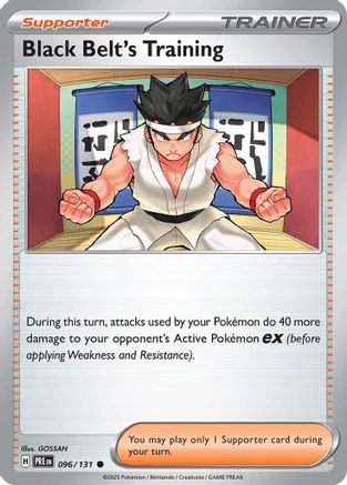 Black Belt's Training - 096/131 - [SV Prismatic Evolutions] Reverse Holofoil