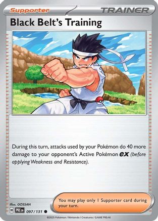 Black Belt's Training - 097/131 - [SV Prismatic Evolutions] Reverse Holofoil