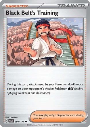 Black Belt's Training - 098/131 - [SV Prismatic Evolutions] Reverse Holofoil