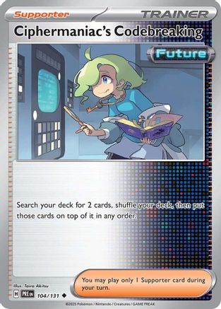 Ciphermaniac's Codebreaking 104/131 - [SV Prismatic Evolutions]